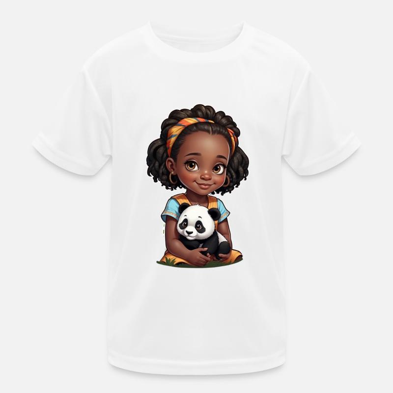 Geschenkidee Panda Kind Kinder Funktions-T-Shirt
