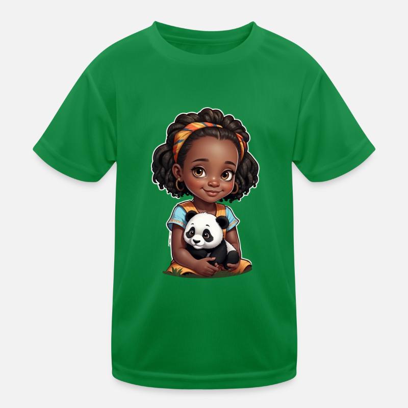 Geschenkidee Panda Kind Kinder Funktions-T-Shirt