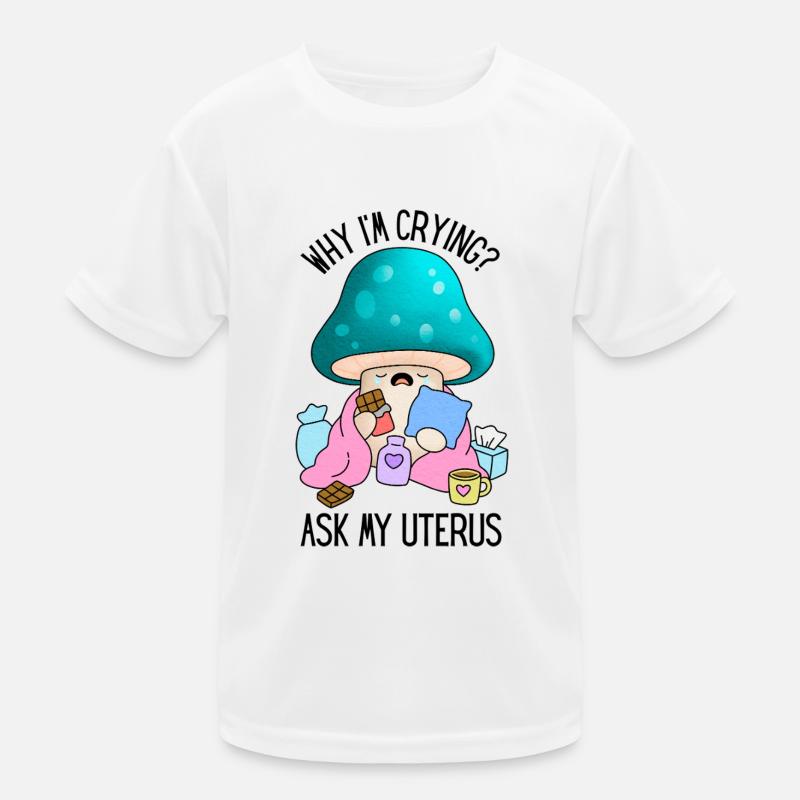 Lustiges Mädchen Problem Periode Kampf Kinder Funktions-T-Shirt