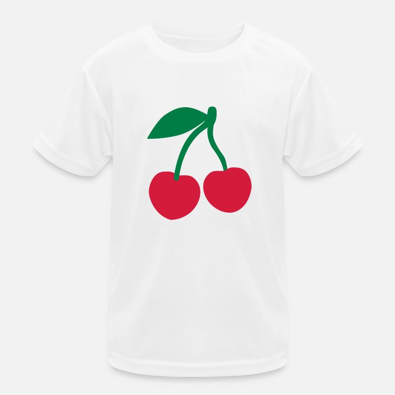Kirsche Kinder Funktions-T-Shirt