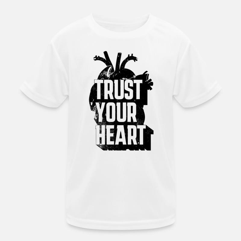 Trust Your Heart Kids Functional T-Shirt