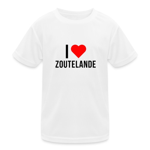 I Love Zoutelande - Kinder Funktions-T-Shirt