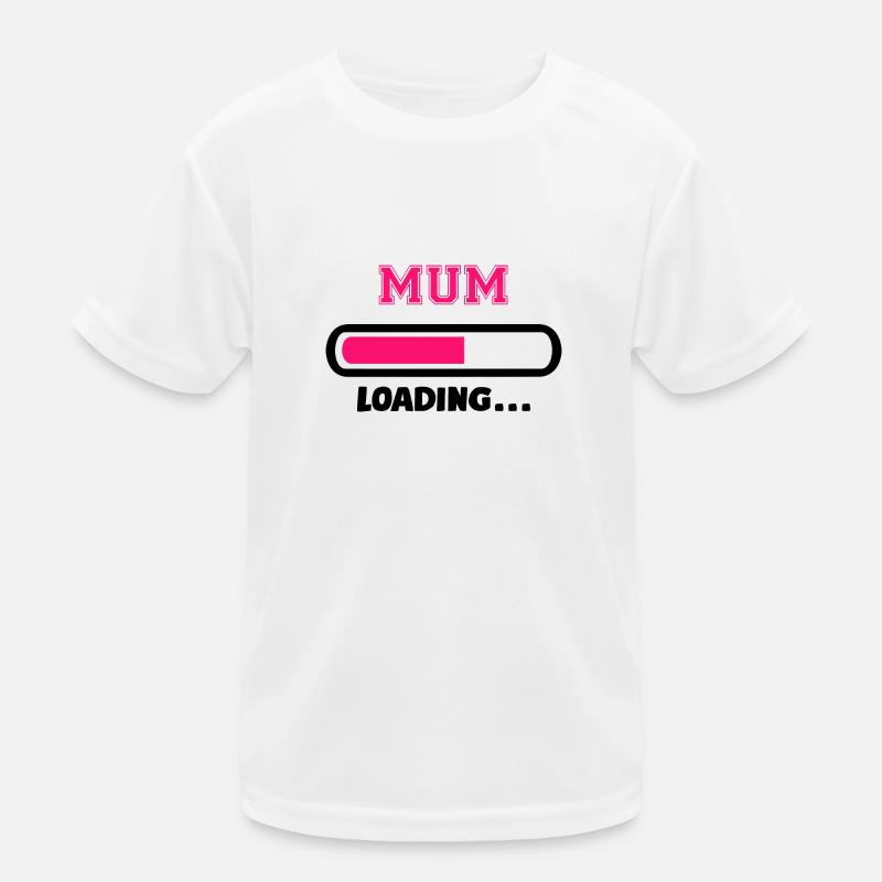 [HD] Mum Loading Kids Functional T-Shirt