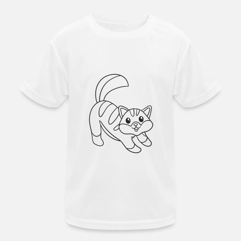 cat, kitten, cute, gift, gift idea Kids Functional T-Shirt