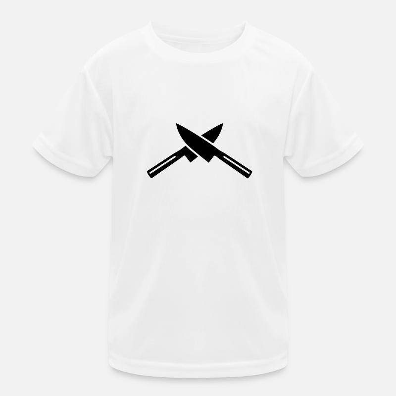 Messer Kinder Funktions-T-Shirt