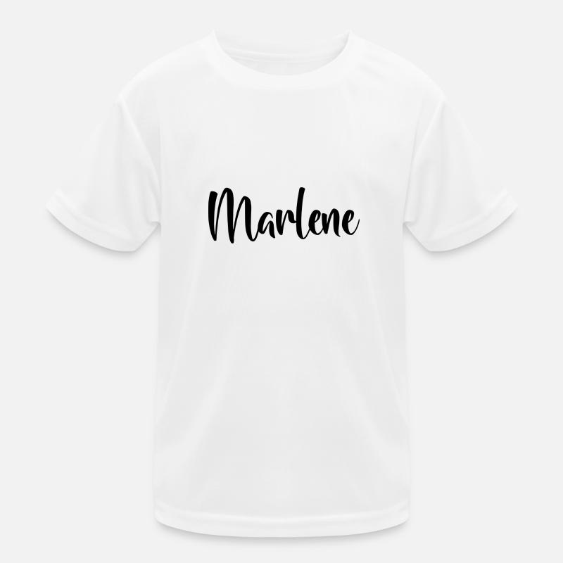 Vorname Marlene Kinder Funktions-T-Shirt