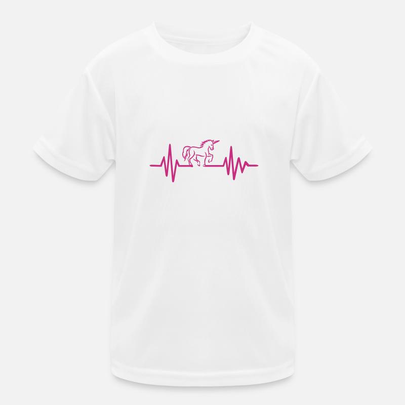 Einhorn Kinder Funktions-T-Shirt