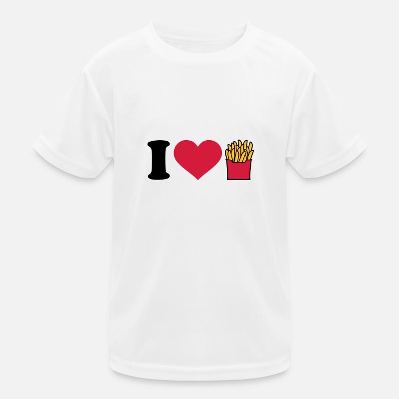 Pommes Kinder Funktions-T-Shirt