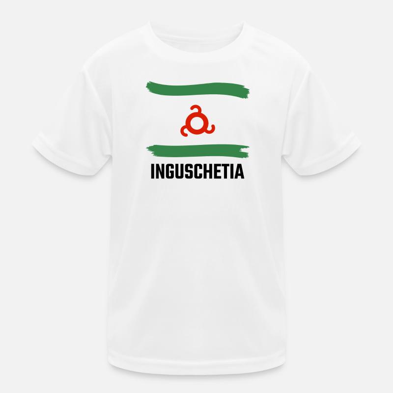 Ingouchie Ingouchie Drapeau ingouche Ing T-shirt sport Enfant