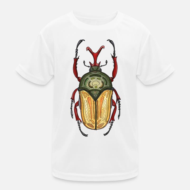 Großer Hirsch - Riesenhirschkäfer Kinder Funktions-T-Shirt