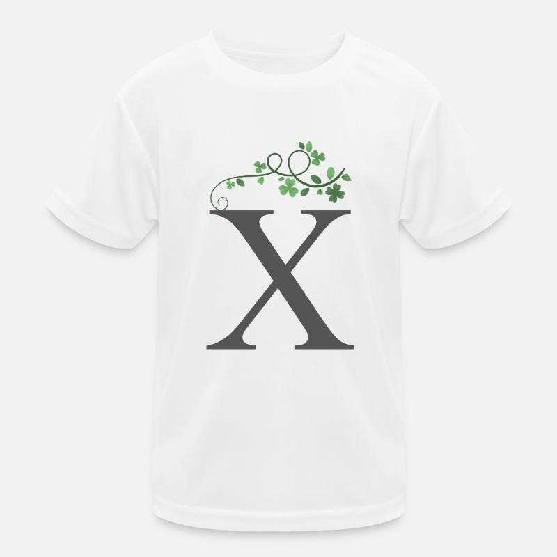 X avec trèfles T-shirt sport Enfant
