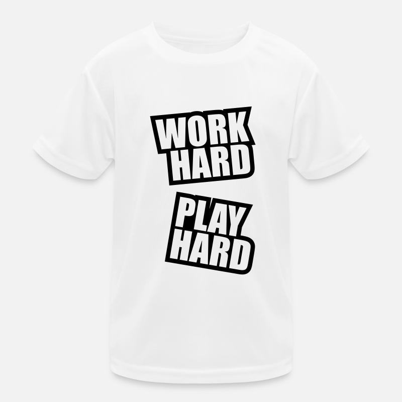 work_hard_play_hard_rp1 T-shirt sport Enfant