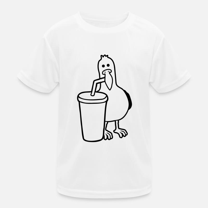 Cola drink Seagull drinks Kids Functional T-Shirt