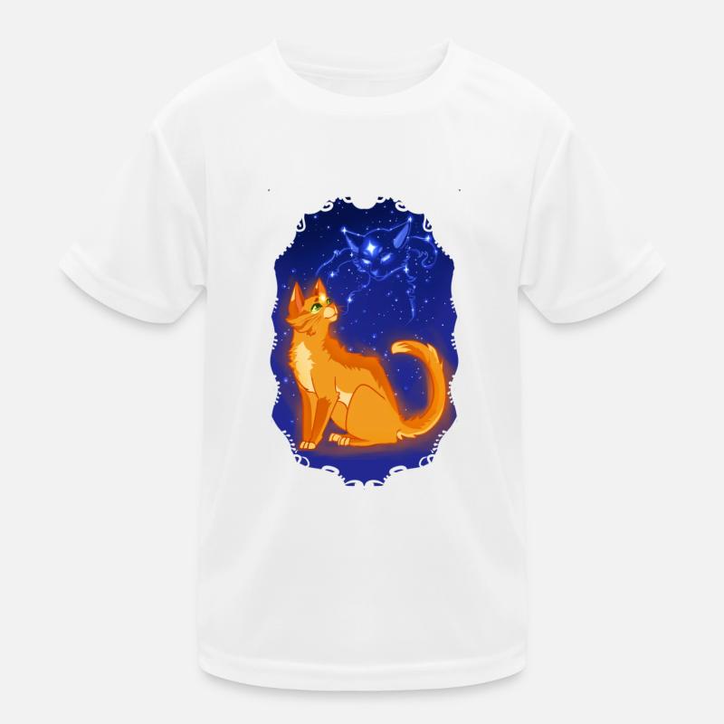 Firestar Bluestar Firestar Bluestar Cat - Kids Functional T-Shirt - white