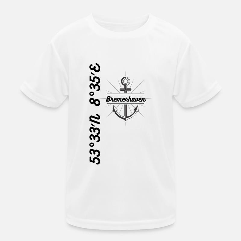 Bremerhaven coordonne Maritim T-shirt sport Enfant