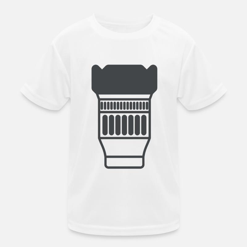 Kameraobjektiv Kinder Funktions-T-Shirt