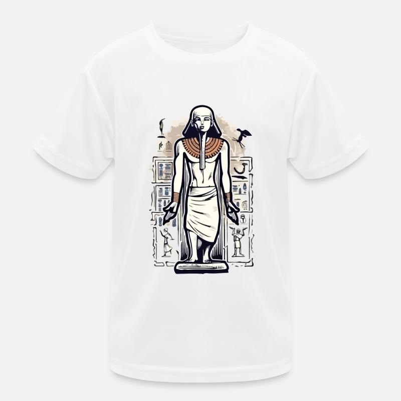Hieroglyphic deity Kids Functional T-Shirt