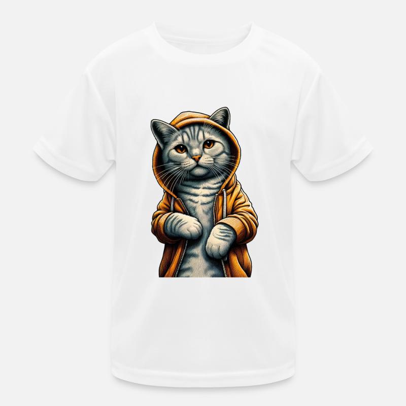 Kätzchen, der Rapper Kinder Funktions-T-Shirt