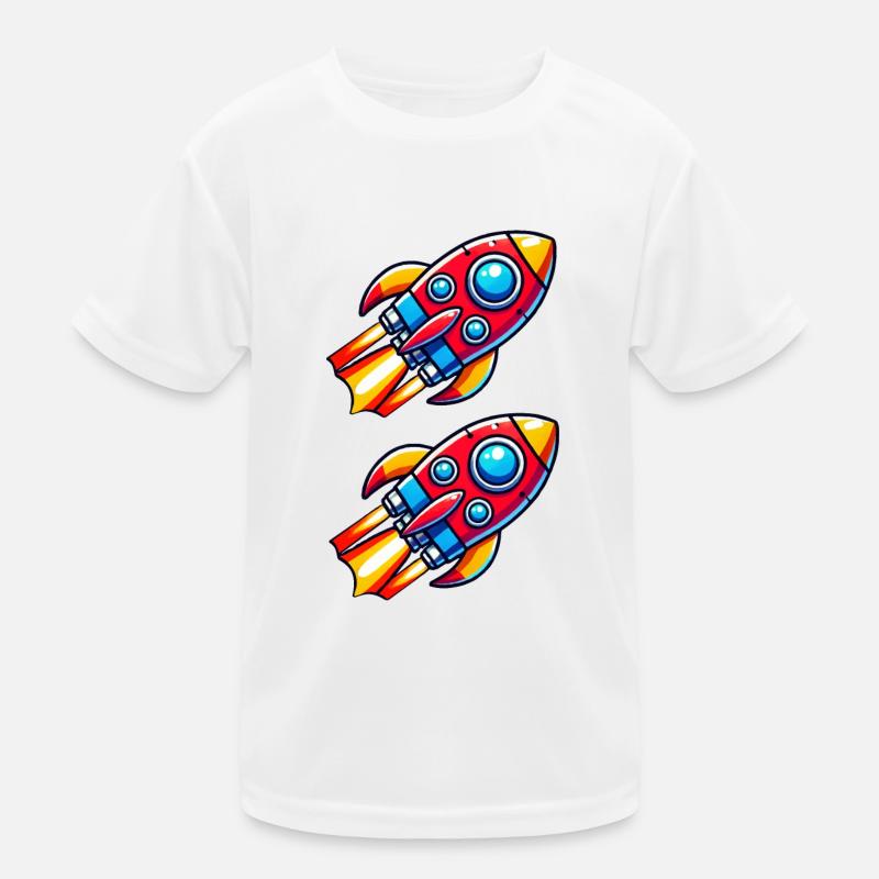 Rocket Comic Kids Functional T-Shirt