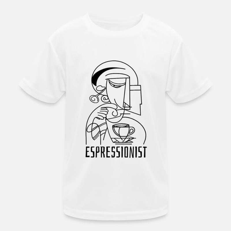 Espressionist - Espresso - Kaffee trinken Kinder Funktions-T-Shirt