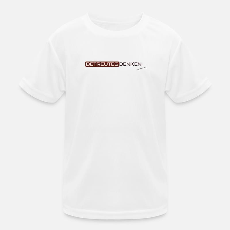 Supervised thinking, but not with me. - Kids Functional T-Shirt - white