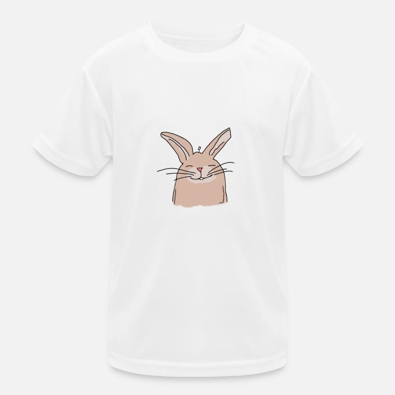 Hilde Rabbit Comic Style Kids Functional T-Shirt