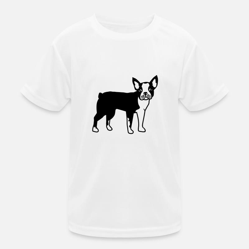 Boston Terrier Kinder Funktions-T-Shirt