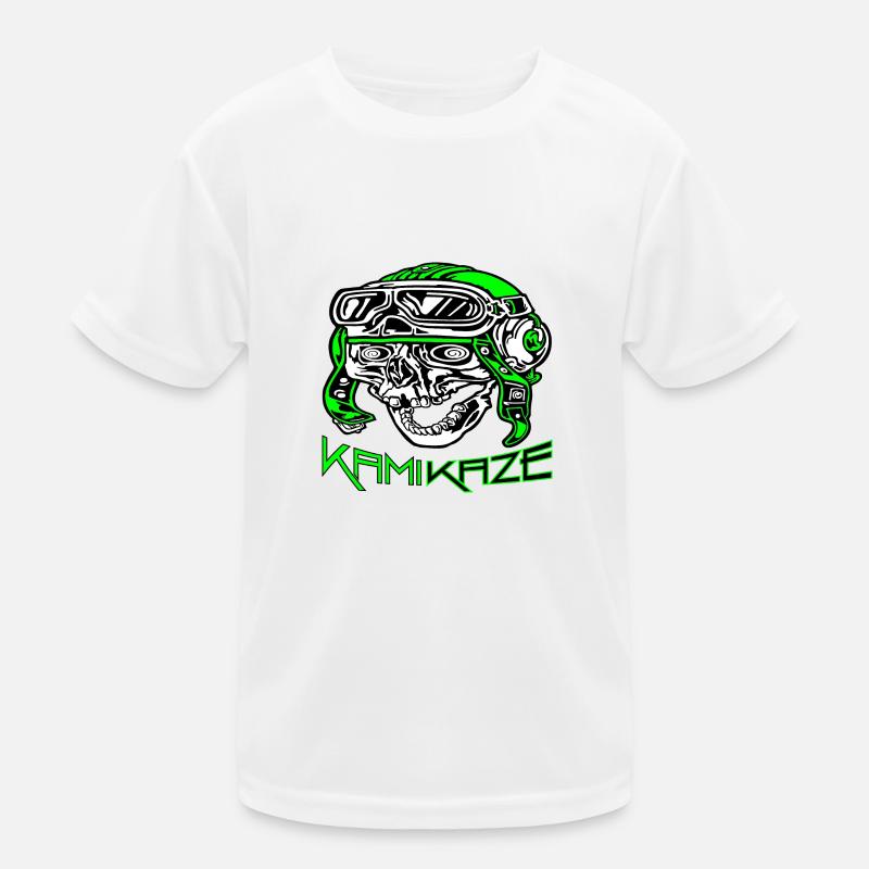 kamikaze dear devil Kids Functional T-Shirt