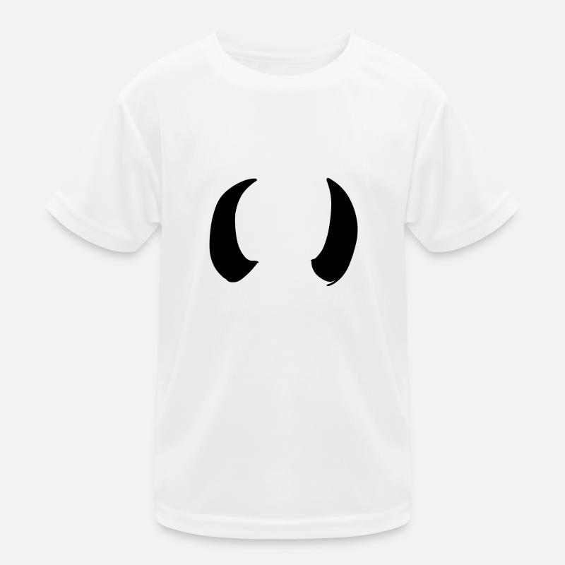 horn hörner symbol widder Kinder Funktions-T-Shirt