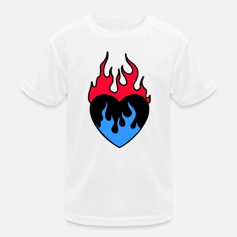 Cœur T-shirt sport Enfant