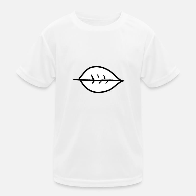 Feuille Symbole Forme Nature T-shirt sport Enfant