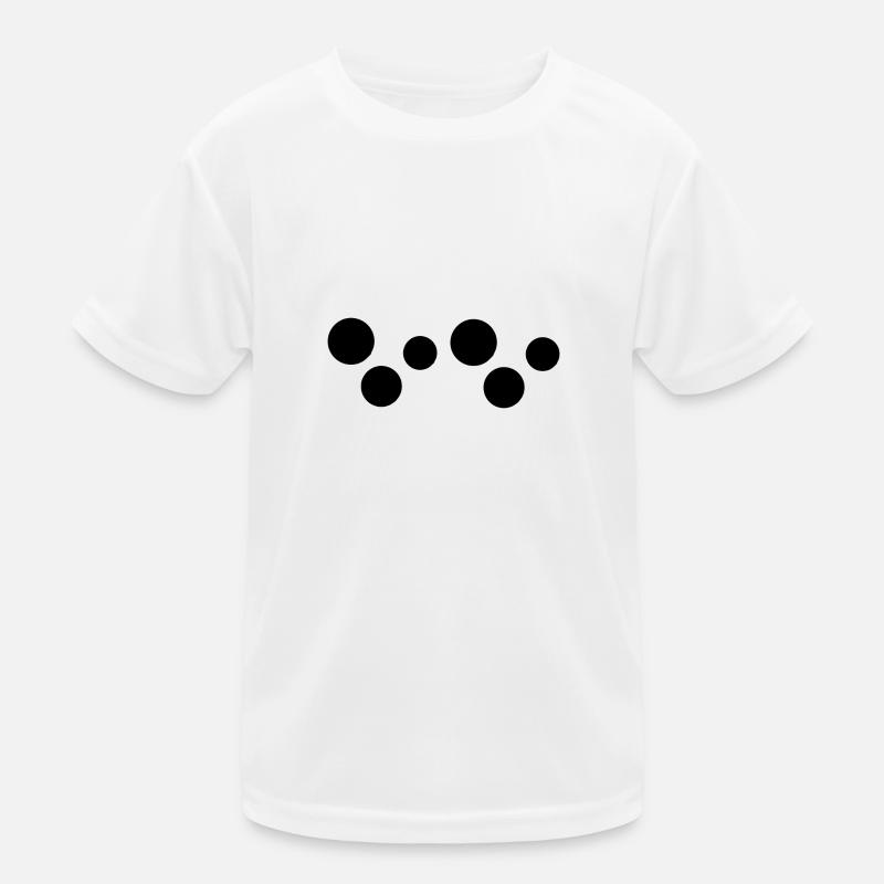 Six Circles Circle Shape Kids Functional T-Shirt