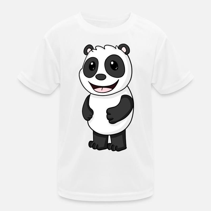 Panda Bär Niedlich Kinder Funktions-T-Shirt