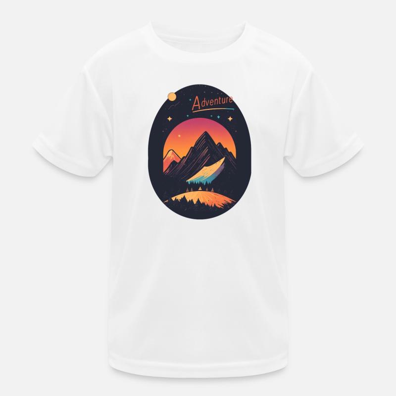 Abenteuer Kinder Funktions-T-Shirt