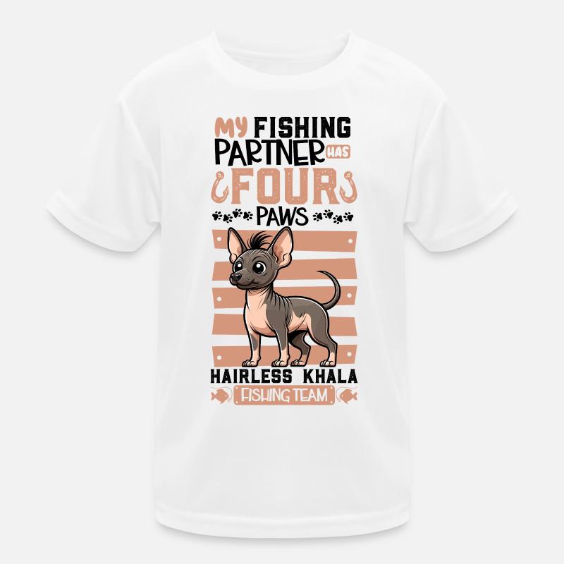 Pêche et Khala glabre T-shirt sport Enfant