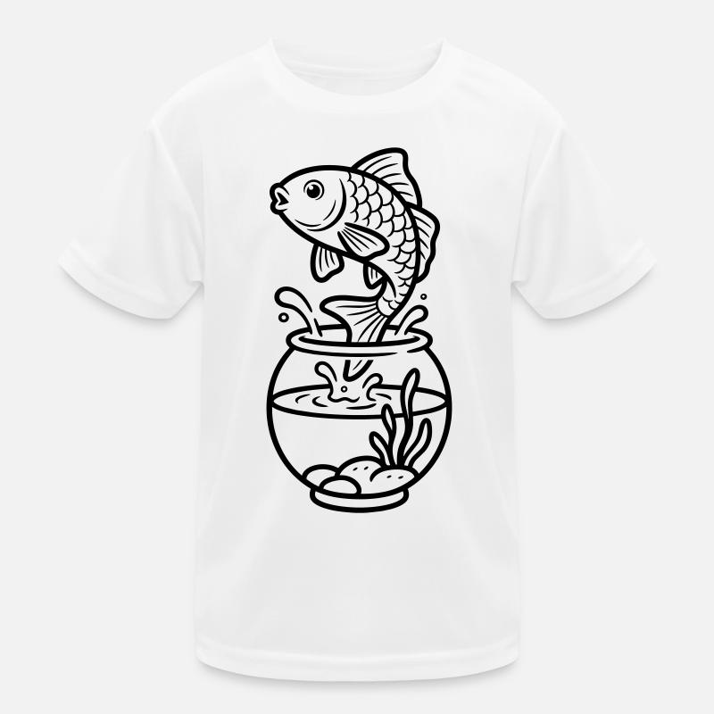 Goldfische Kinder Funktions-T-Shirt
