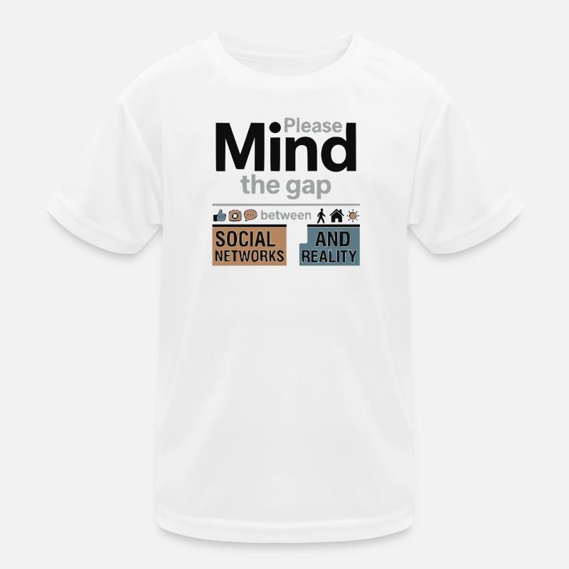 Real Life vs Social Kids Functional T-Shirt