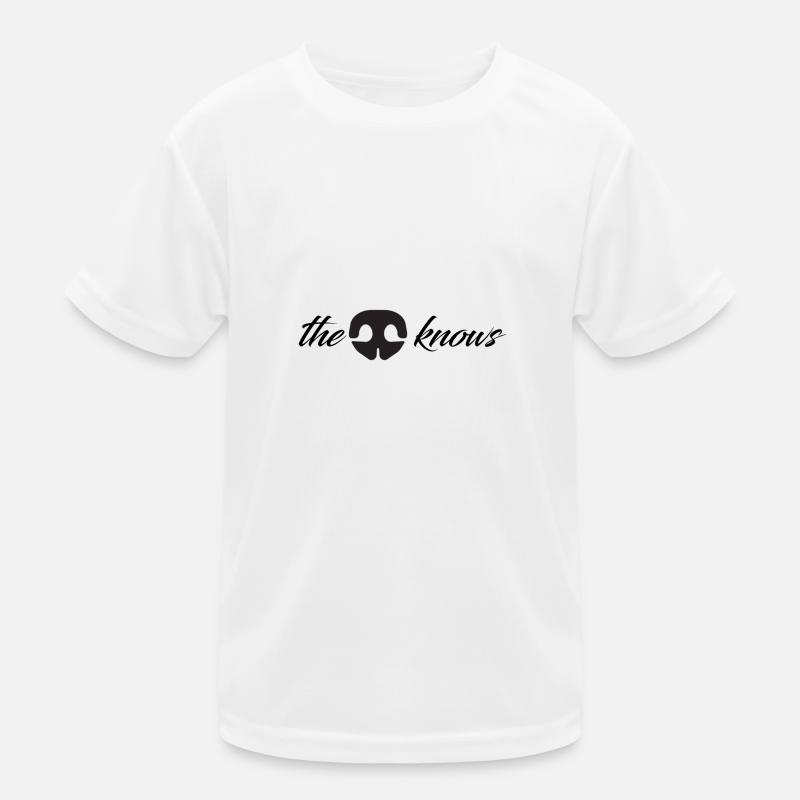 the (dog) nose knows Kinder Funktions-T-Shirt