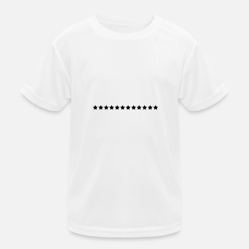 Sterne //12 //Sternenreihe //Reihe //Kette //Linie Kinder Funktions-T-Shirt