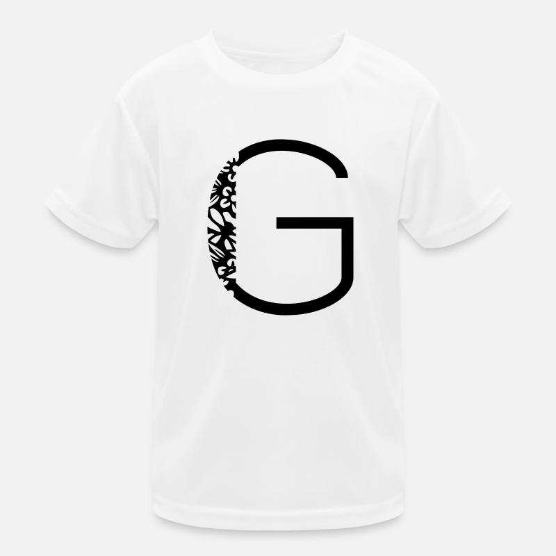 Buchstabe G Kinder Funktions-T-Shirt