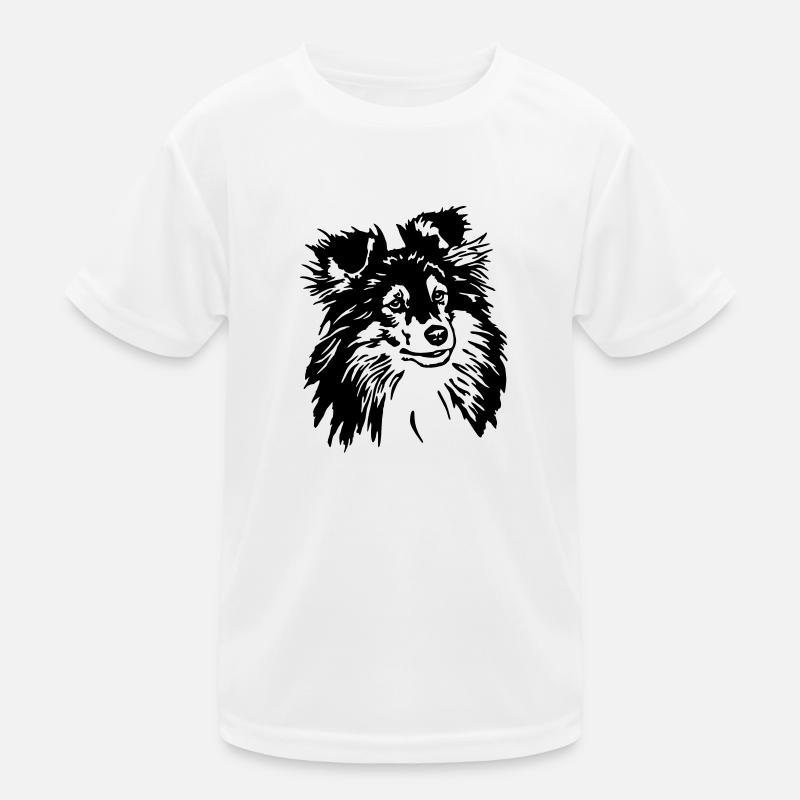 3 Sheltie Kinder Funktions-T-Shirt