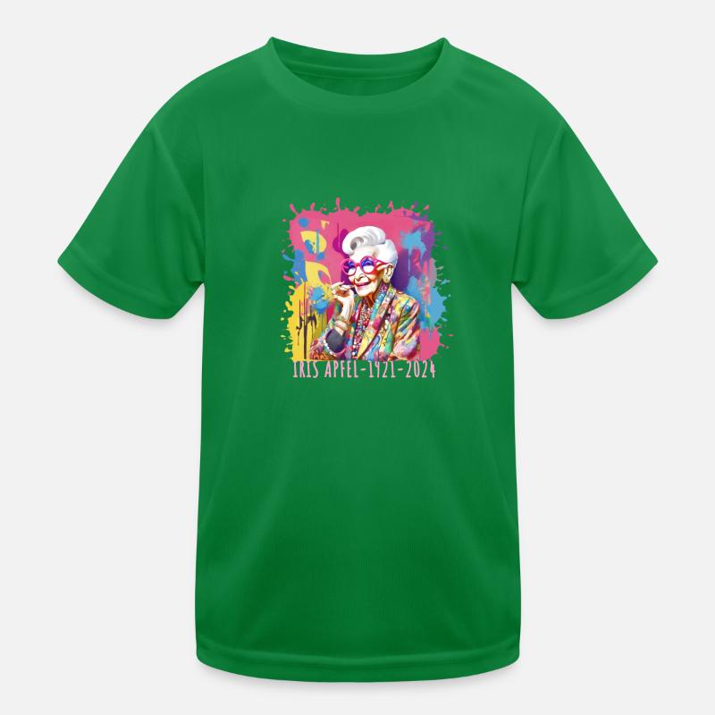 Colorful, Graffiti, illustration, Iris Apple Kids Functional T-Shirt