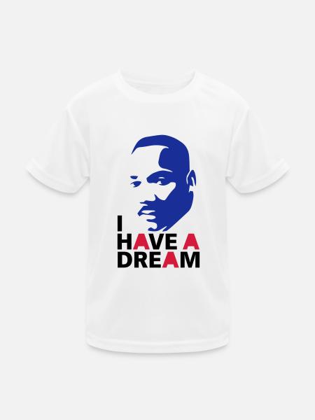 MARTIN LUTHER KING - T-shirt sport Enfant - blanc - Devant