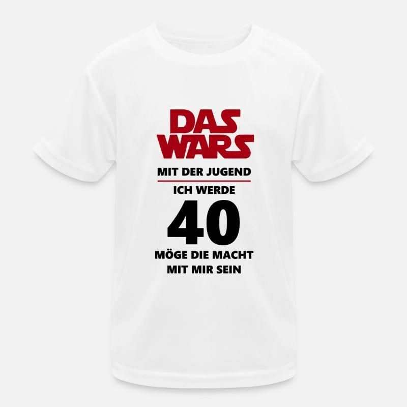40 Geburtstag Kinder Funktions-T-Shirt