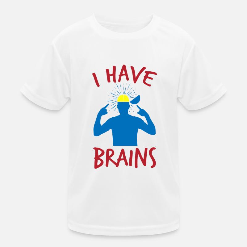 Ich bin klug und intelligent Kinder Funktions-T-Shirt