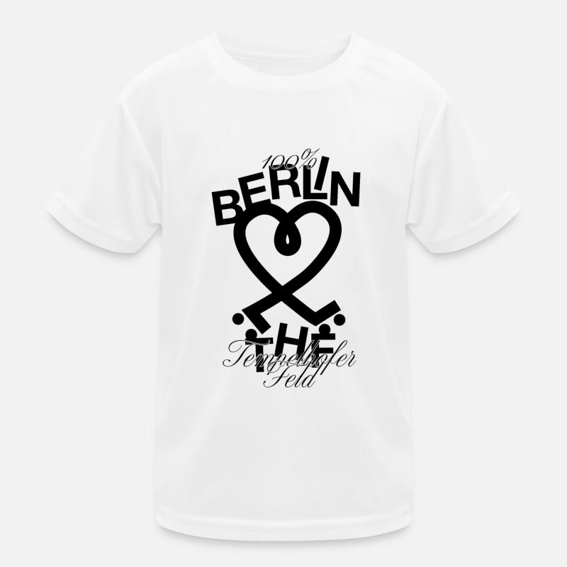 Tempelhofer Feld Skate Kinder Funktions-T-Shirt