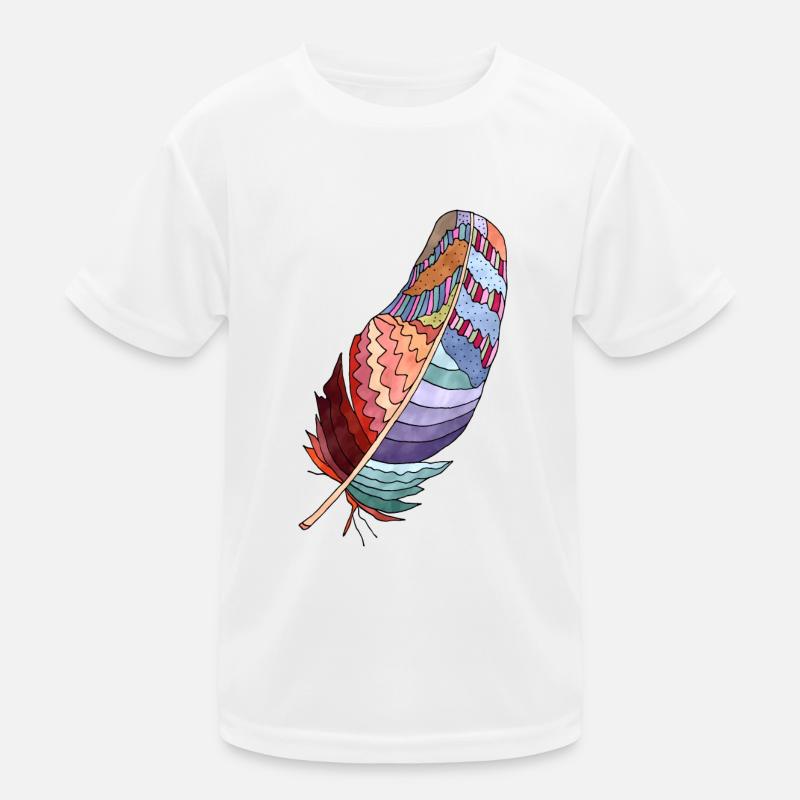 Feder Kinder Funktions-T-Shirt