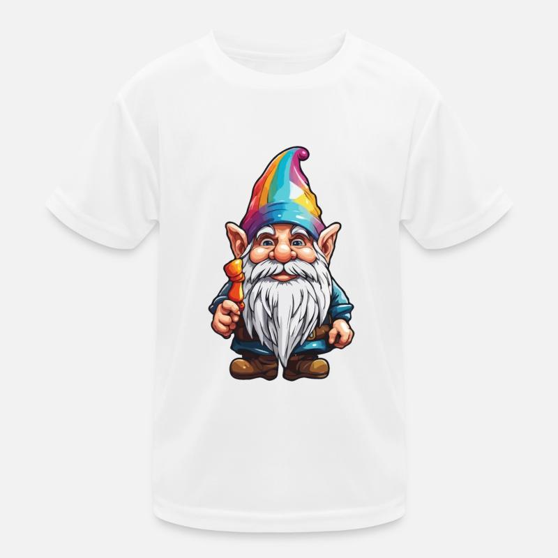 Gartenzwerg / Märchenland / Kobold / Gnom / Logo Kinder Funktions-T-Shirt