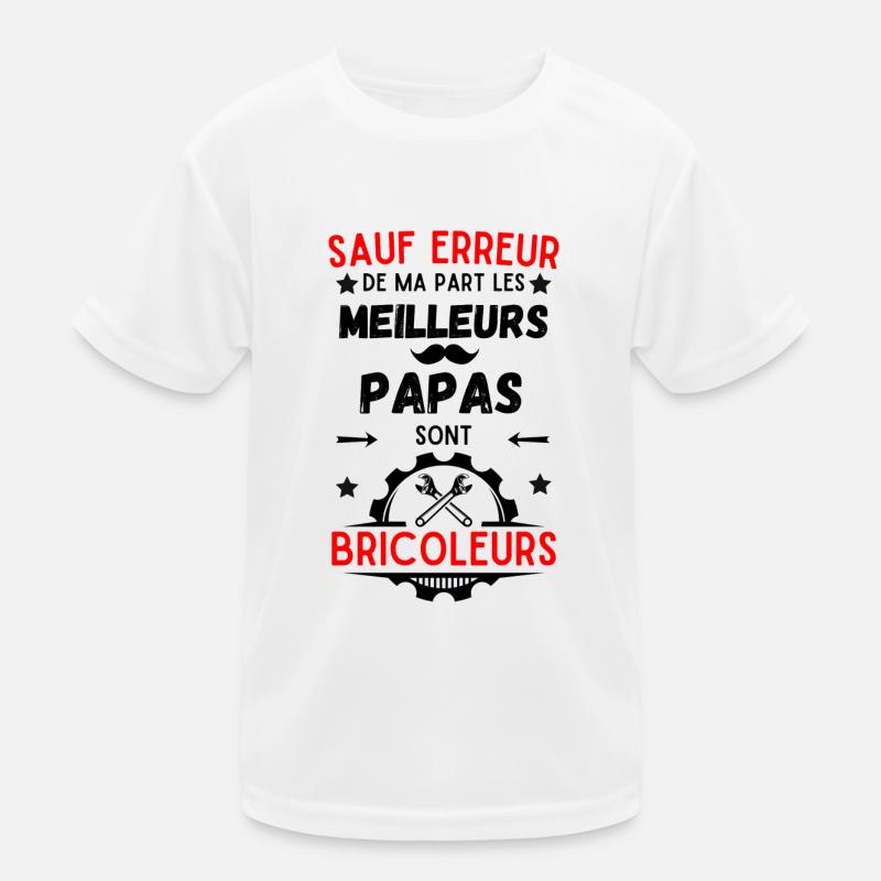 HANDWERKER BESTER PAPA Kinder Funktions-T-Shirt