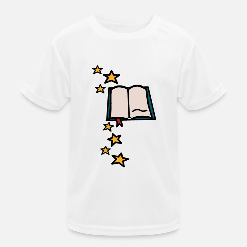 Magic Book - Kids Functional T-Shirt - white